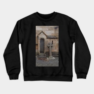 Door, Linlithgow Palace, Linlithgow, Scotland Crewneck Sweatshirt